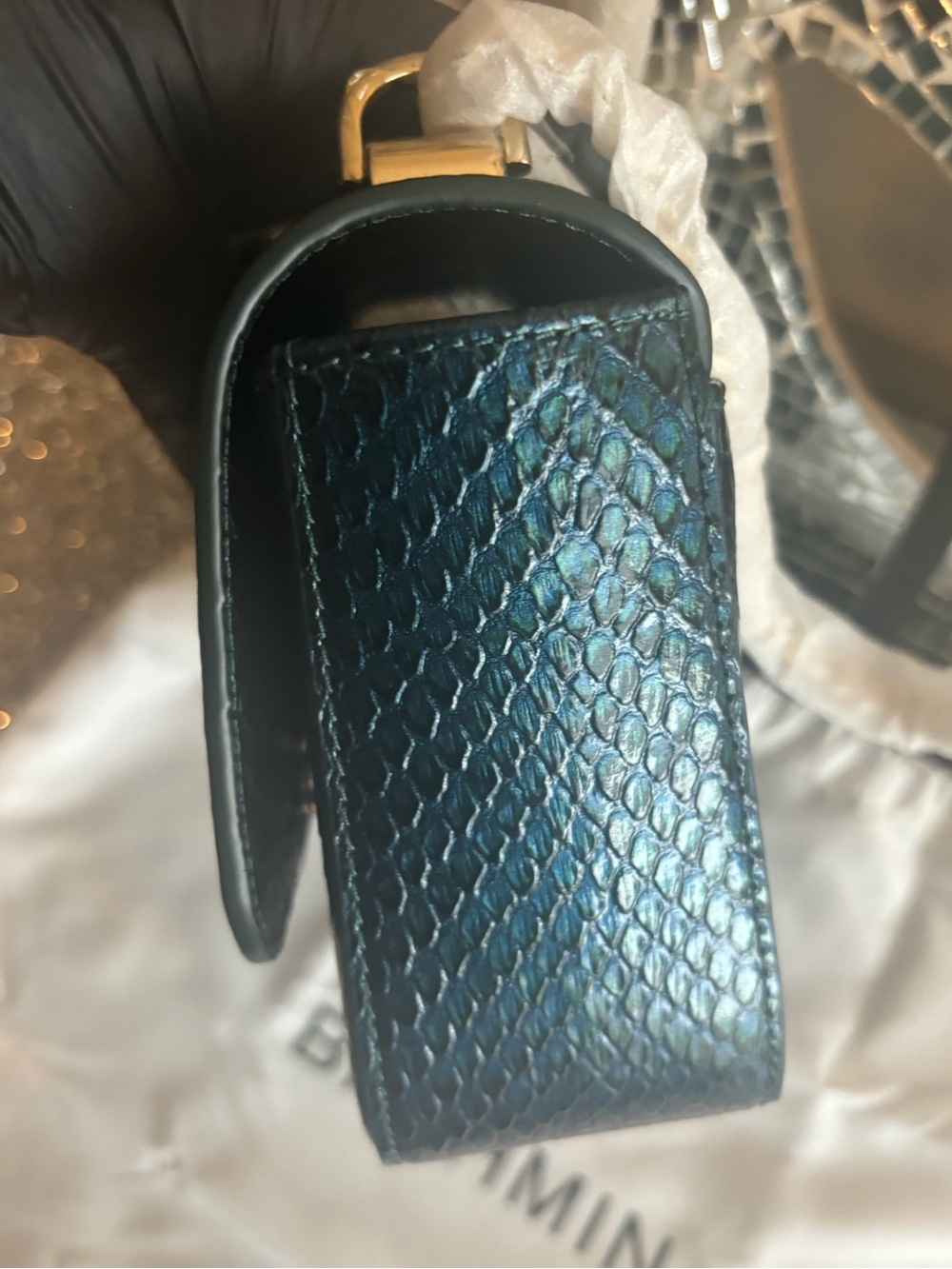 ⭐️Brahmin Rosa Evergreen Kalopsia Shoulder Bag with Buckle Detail - Picture 7 of 12